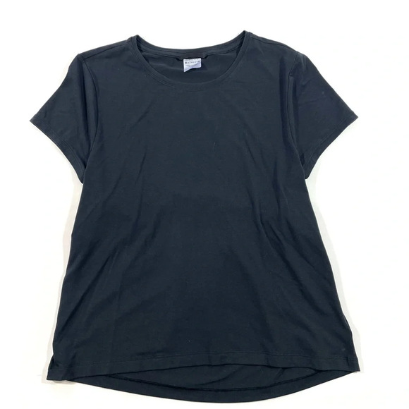 Athleta Air Out Cinch Tee Shirt Black Size Small - Picture 3 of 10